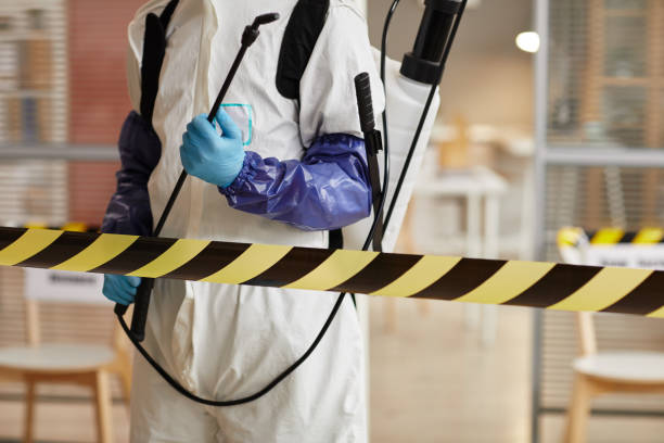 Professional Unattended Death Cleanup technician working in Farmland, IN